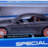 Metal model BMW M4 GTS 1:24 gray