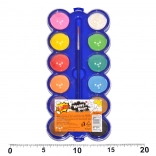 Waterverf met penseel 12 st.