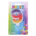 Partykaars nummer 9 sterren