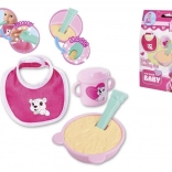 Set de repas pour poupées SIMBA New Born Baby