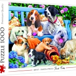 Puzzle Dog Garden 1000 pieces