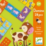 Djeco Domino Ferme : Jeu éducatif pour enfants avec des animaux