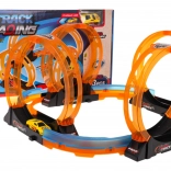 Kinder racebaan met 4 loopings