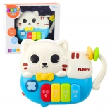 Mini piano cat with light and sound effects
