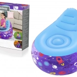 Fauteuil gonflable pour enfants avec LED cosmos Bestway, violet, 72 × 72 × 64 cm