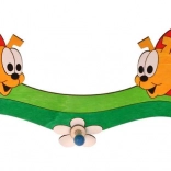 Wooden wall hook with three hooks Ladybugs DoDo