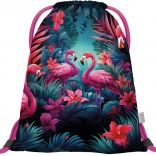 Baagl zak met flamingo-motief