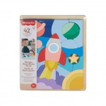 Houten puzzel Fisher-Price ruimte 42 stukjes