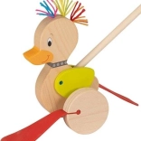 Wooden Duck on a Stick