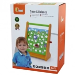 Houten doolhof met autootje