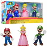 Super Mario figures Mario, Luigi and Princess Peach 12 cm