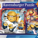 Ravensburger puzzel Verschrikkelijke Ikke 4 – set 3×49 stukjes