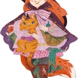 Djeco puzzle géant sorcière Lily