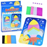 Creative Foam Mosaic Rocket – Sticker Cutouts for Kids