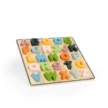 Bigjigs Toys puzzle en bois alphabet – lettres majuscules ABC