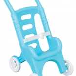 Plastic sports stroller for dolls - blue