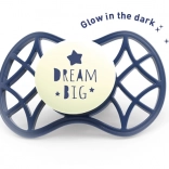 Orthodontic Pacifier 6m+ Glow-in-the-Dark Blue Moon