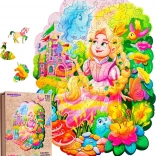 Woodlika houten puzzel Prinses Amélie 120 stukjes