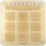 Masterkidz sensory wall panel – texture recognition