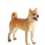 Plastic figuurtje hond Shiba Inu MOJO