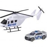 TEAMSTERZ Helicopter and Car – Rescue Vehicles Set