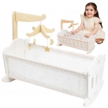 PolarB Wooden Doll Cradle by Viga
