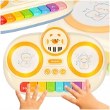 Interactieve kinderkeyboard educatief beige