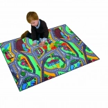 Speelkleed met wegenkaart 95 x 200 cm