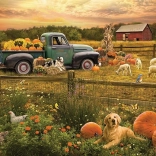 Puzzle Ernte 1000 Teile COBBLE HILL