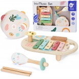 Set d’instruments de musique en bois pour enfants