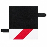 bermrand voor rechte 1/4 voor racebanen CARRERA EVOLUTION, DIGITAL 132 en DIGITAL 124