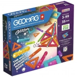 Geomag Glitter – jeu de construction magnétique 35 pièces