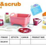 Kids’ cleaning set with accessories – blue