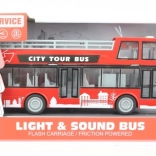 Dubbeldeks sightseeingbus op batterijen