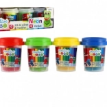 klei voor kinderen 4× bekertje – verschillende soorten