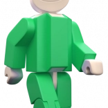 Seváček groen (groot en klein) – figuurtje voor de SEVA-bouwset