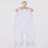 White baby footed overalls NEW BABY Classic