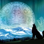 Puzzel COBBLE HILL Twee wolven 500 stukjes