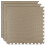 HUMBI Foam Floor Mat 180 × 60, large waterproof puzzle, safe for kids, 3 pcs, light beige