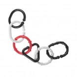 Anneaux de liaison noir et blanc pour bébés