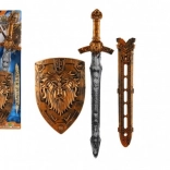Kinder ridderzwaard met schild en schede 55 cm