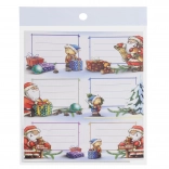 Kerststickers voor cadeaus 12,5 × 16 cm