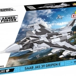 Bouwdoos Jachtvliegtuig SAAB Jas 39 Gripen E - 480 stenen