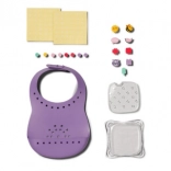 Baby Born bib with snap-on decorations