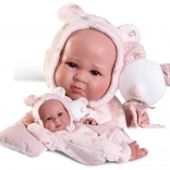 realistic baby doll LUCA 42 cm with all-vinyl body