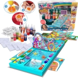 Aqua Gelz – grote creatieve set Laguna, 12 gekleurde gels en vormpjes