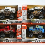 Metal pull-back jeep 9 cm