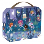 Puzzle in a Suitcase Night Fairies 36 Pieces