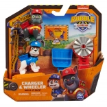 Rubble & Crew Charger and Wheeler construction set with kinetic sand