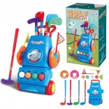 Kinder golfset met kar op wieltjes Woopie